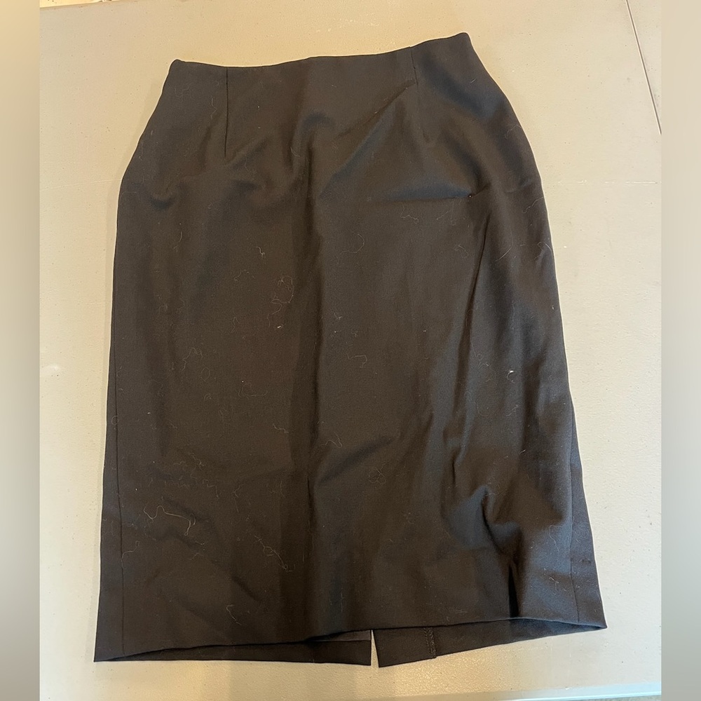 Piazza Sempione Black Knee-Length Pencil Skirt